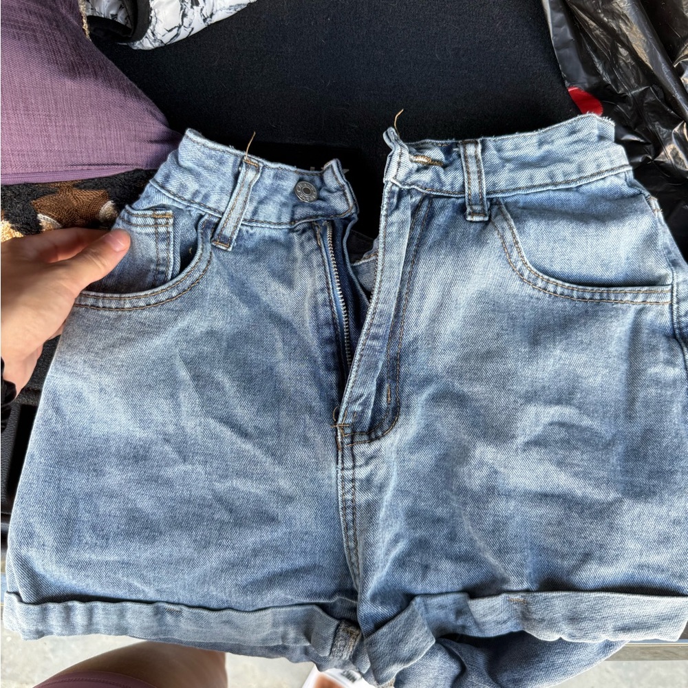 SHEIN Light Blue Jean Shorts